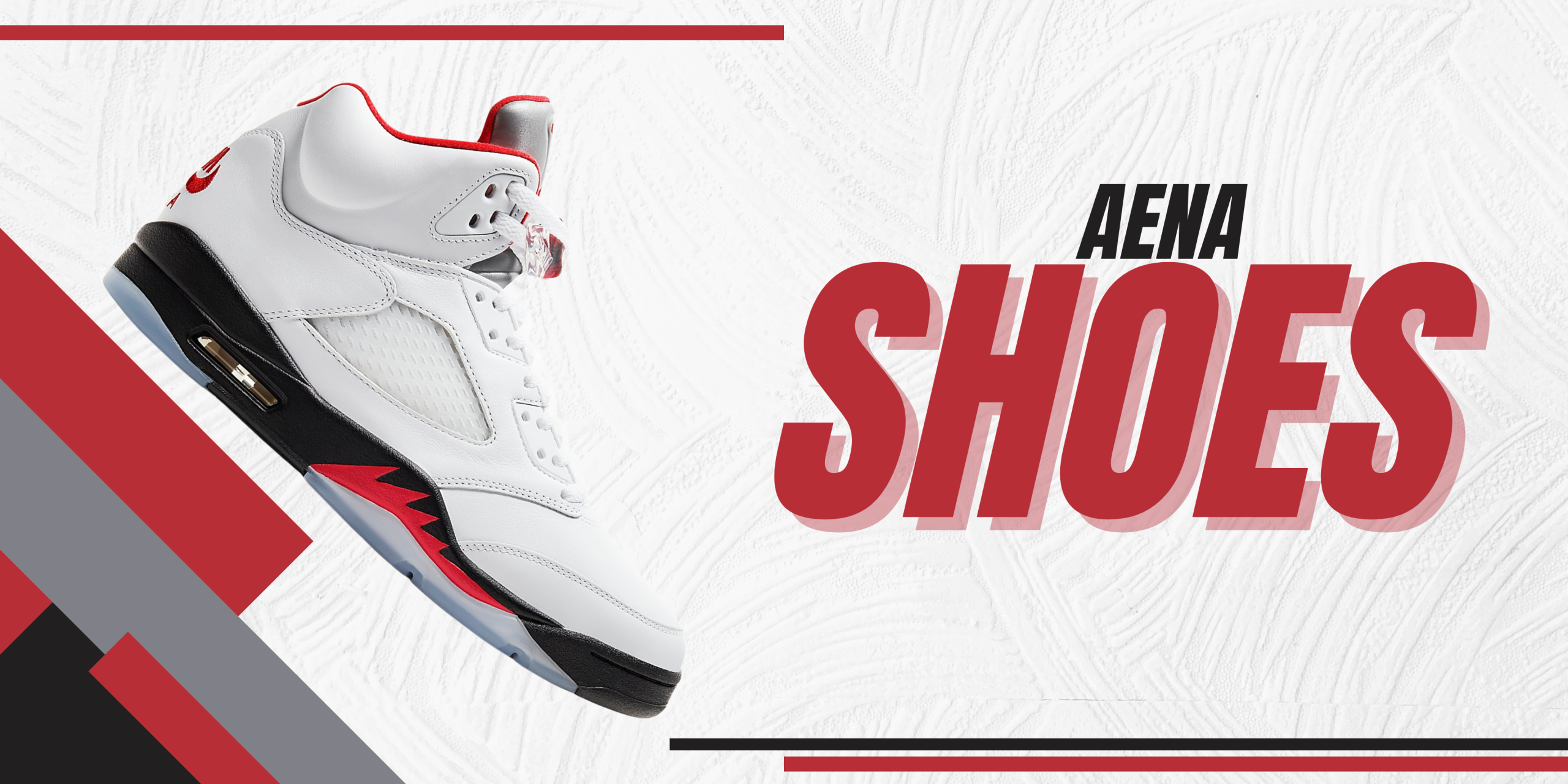 red white modern minimalist new arrival promotion banner landscape